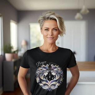 T-shirt Elégant aquarelle Gemini Zodiac personnalisé