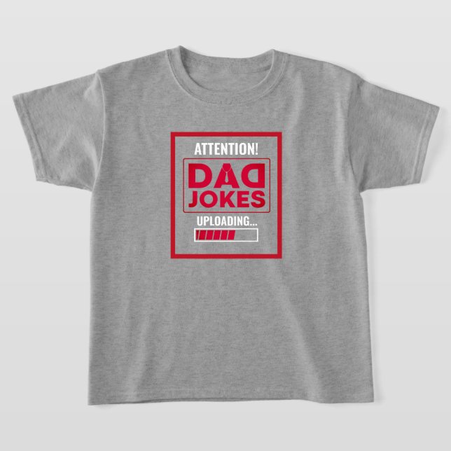 T-shirt Elégant avertissement de design! Papa plaisante Ch (Poser)