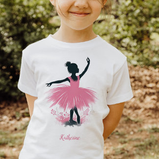 T-shirt Elégant ballet en silhouette Ballerina