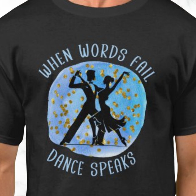 T-SHIRT ÉLÉGANT BALLROOM DANSANT GRAPHIQUE (ELEGANT BALLROOM DANCING T SHIRT. BEAUTIFUL DESIGN. UNISEX.)