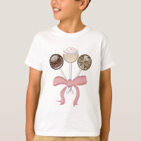 Élégant cacao Damask Cake Pop