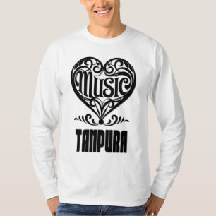T-shirt Elégant Coeur défilé pour les amateurs de Tanpura