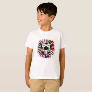 T-shirt Élégant Coupe du Monde FIFA 2026 Enfants Basique