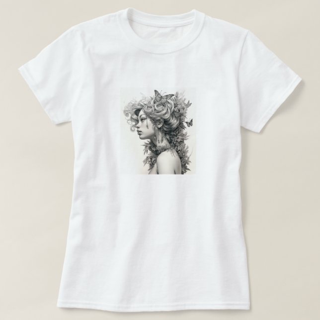 T-shirt Elegant Custom Ajouter votre propre cadeau photo p (Design devant)