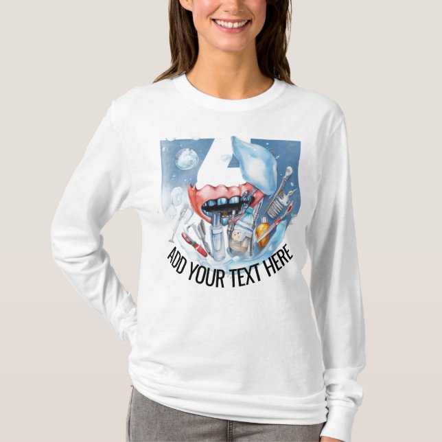T-shirt Élégant dentaire (Devant)