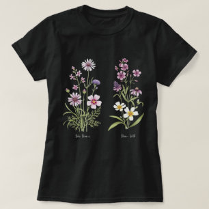 T-shirt Elégant Fleur sauvage bleu marine Sweatshirt Water