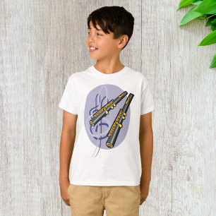 T-shirt Élégant Flute Duet musique instrument de musique