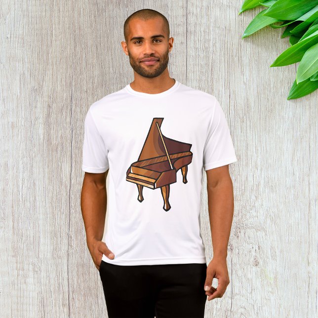 T-shirt Elégant Grand Piano Music Amateurs de design (Créateur téléchargé)