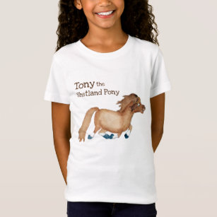 T-Shirt Élégant la chemise de la jeunesse de poney de