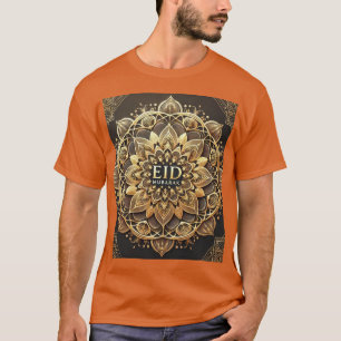 T-shirt Elégant Mandala Gold Eid Moubarak