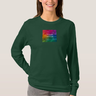 T-shirt Élégant Modèle moderne tendance Womens Forest Gree