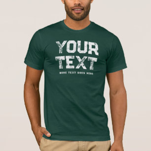 T-shirt Élégant Moderne Homme Look Utilisé Tendance Vert F