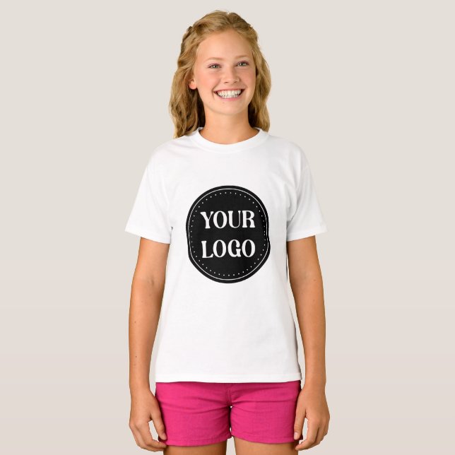 T-shirt élégant, moderne, raffiné et éditable. (Devant entier)