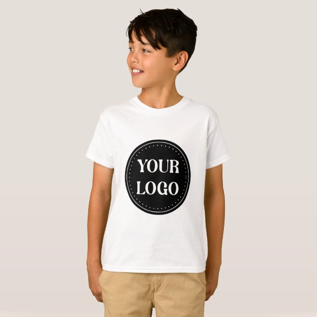 T-shirt élégant, moderne, raffiné et éditable. (Devant entier)