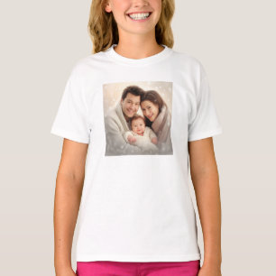 T-shirt Élégant personnalisé Ajoutez votre propre photo en