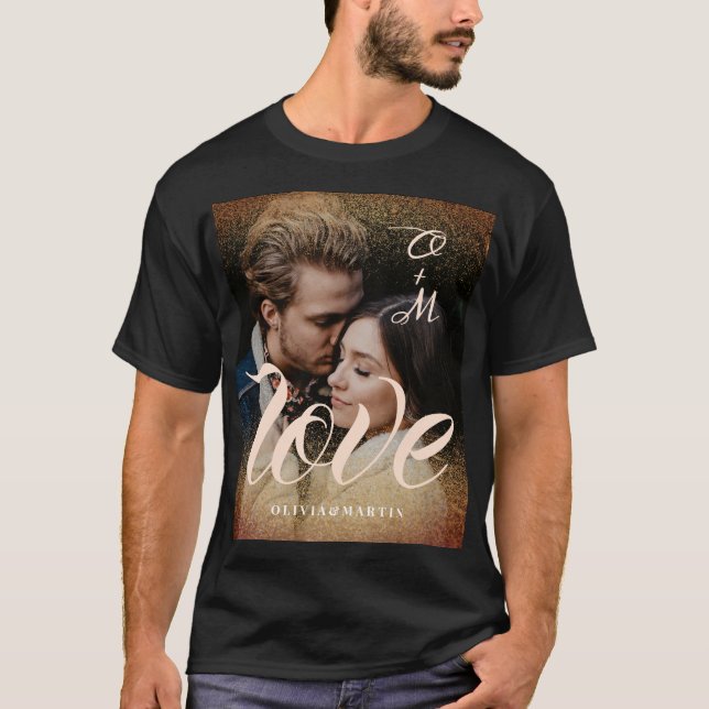 T-shirt élégant romantique moderne (Devant)