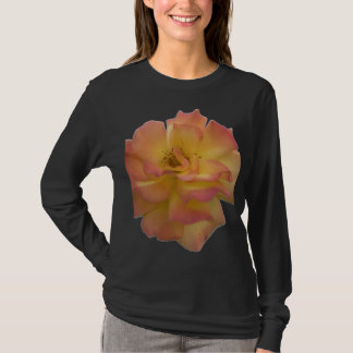 T-shirt Élégant Rose et Jaune Femme Manches Longues