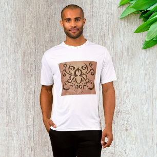 T-shirt Élégant style de tatouage de torsion tribale