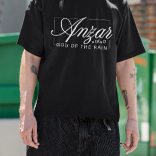 T-shirt Elegant Urban Script Anzar North African Mythology