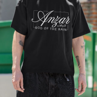 T-shirt Elegant Urban Script Anzar North African Mythology