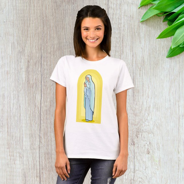 T-shirt Elegant Virgin Mary Catholic Religious (Créateur téléchargé)