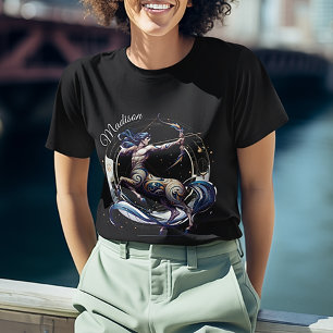 T-shirt Elégante aquarelle Sagittarius Zodiac personnalisé