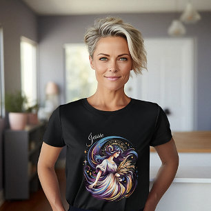 T-shirt Elégante aquarelle Virgo Zodiac personnalisé