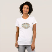 T-shirt Élégante boutique de mode femme Lotus Blanc (Devant entier)