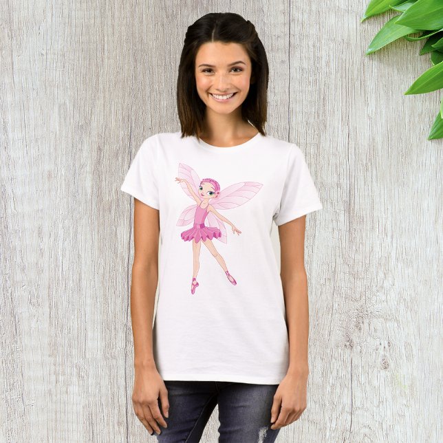 T-shirt Élégante Fée De Ballerina Rose Pour Les Amateurs D (Créateur téléchargé)