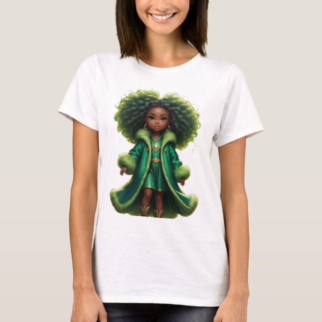 T-shirt Élégante fille chibi (Devant)