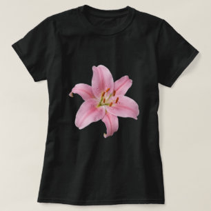 T-shirt Élégante Fleur de Lys Rose