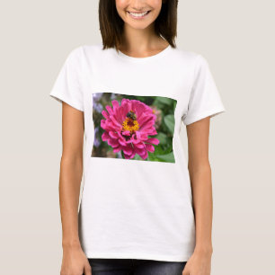 T-shirt Elégante fleur rose fleur maman fleur marguerite a