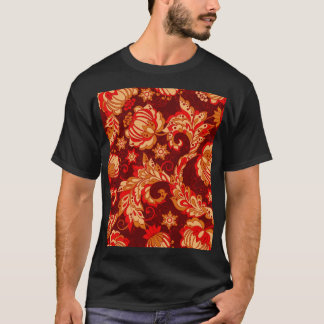 T-shirt Elégante Fleurs Ethniques Motif sans couture