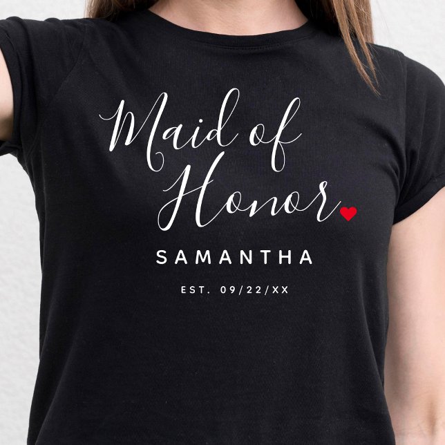 T-shirt Élégante Mariage D'Honneur (Créateur téléchargé)