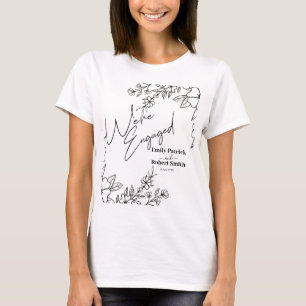T-shirt Élégante typographie nous sommes engagés
