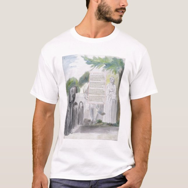 T-shirt "Élégie écrite dans une cimetière de pays", (Devant)