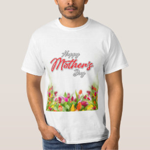 T-shirt Elelgant Colorful Conception de la fête des mères