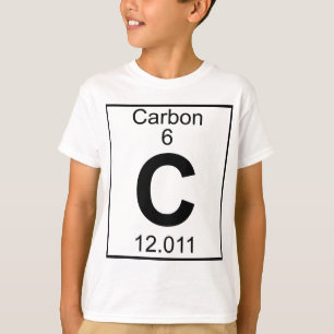 T-shirt Élément 006 - C - Carbone (plein)