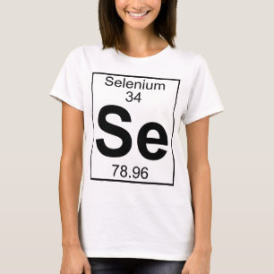 T-shirt Élément 034 - Se - Sélénium (plein)