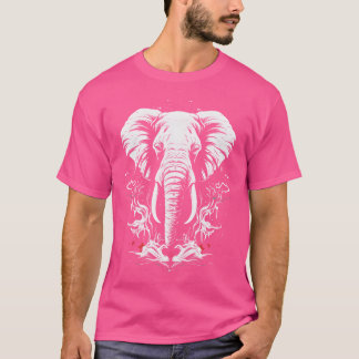 T-shirt Élément Afrique Animal Motif Faune Animaux fille