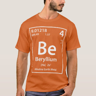 T-shirt Élément Beryllium blanc rétro