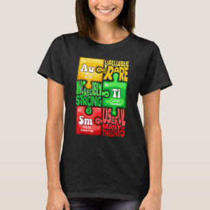 T-shirt élément chimique de l'autisme