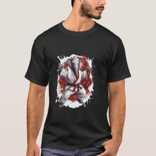 T-shirt Élément classique de karaté d'éléphant de combat a