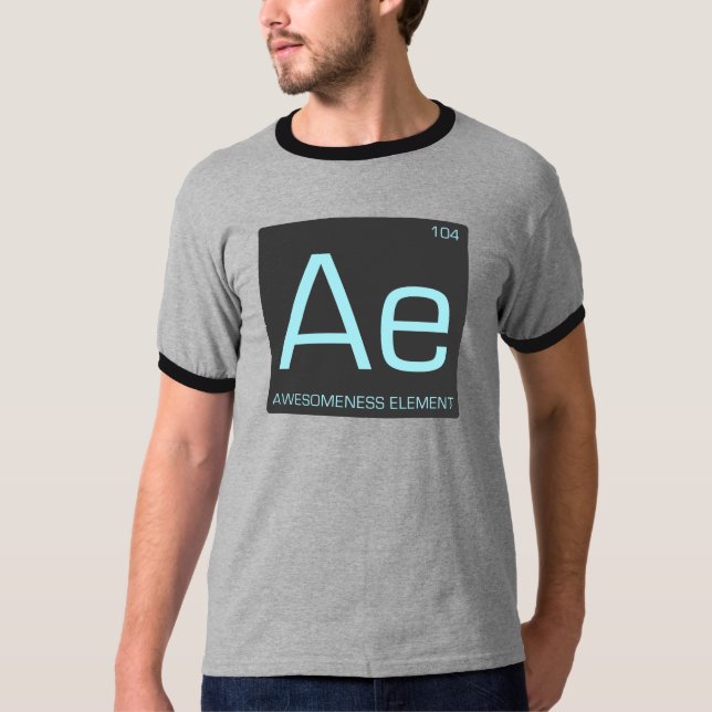 T-shirt Élément d'Awesomeness (Devant)