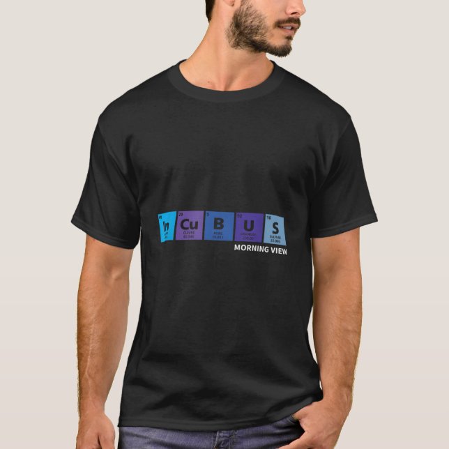 T-shirt Elément de couleur de table périodique Incubus (In (Devant)