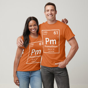T-shirt Élément de prométhium (blanc)