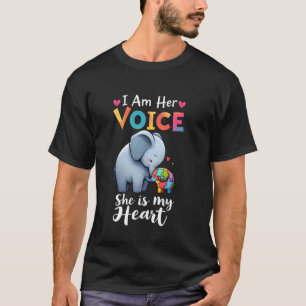 T-shirt Élément de puzzle éléphant autistique mignon drôle