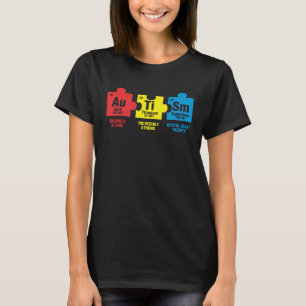 T-shirt Élément de tableau périodique Soutien autistique A