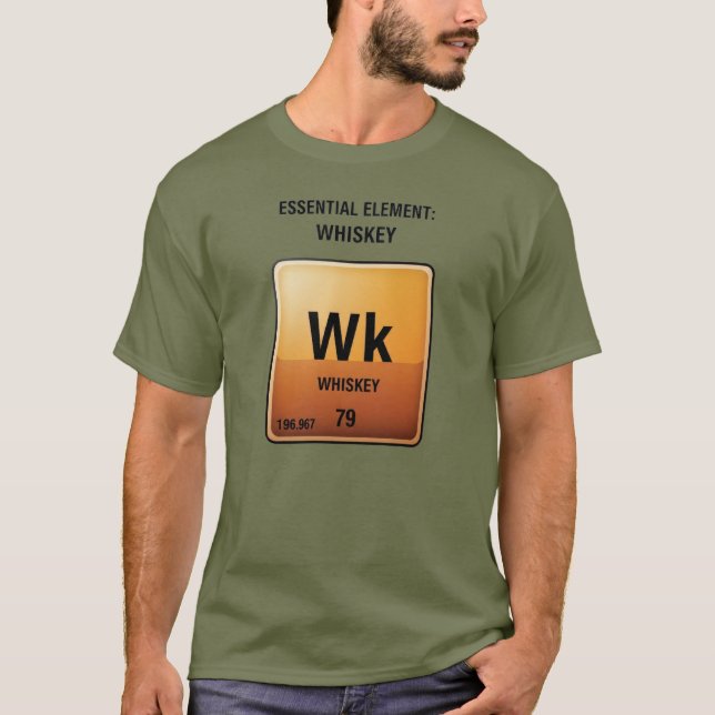 T-shirt Élément essentiel Whiskey (Devant)
