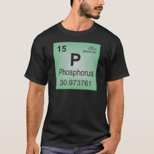 T-shirt Élément individuel de phosphore - Tableau